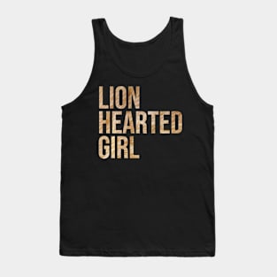 Lion Hearted Girl Tank Top